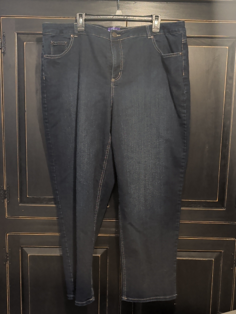JM Collection Straight Dark Blue Jeans - Classic Fit *NWOT*